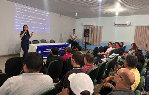 Escola de Contas do TCE leva curso sobre a Nova Lei de Licitações a Manicoré
