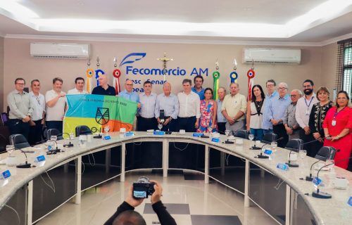 Fecomércio AM recebe comitiva de prefeitos de Portugal