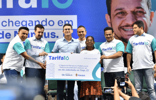 ‘Tarifa 10’ da prefeitura e Águas de Manaus vai contemplar famílias em situação de extrema pobreza