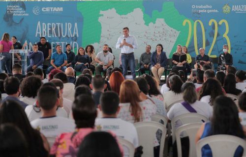 Wilson Lima dá início ao ano letivo do Cetam na capital