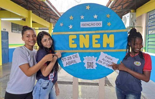 Escolas mobilizam alunos para solicitarem isenção de taxa para o Enem 2023