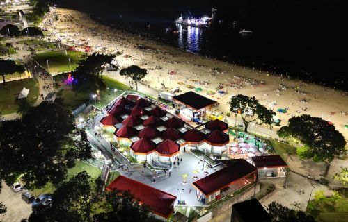 Festa de inauguração da Casa de Praia