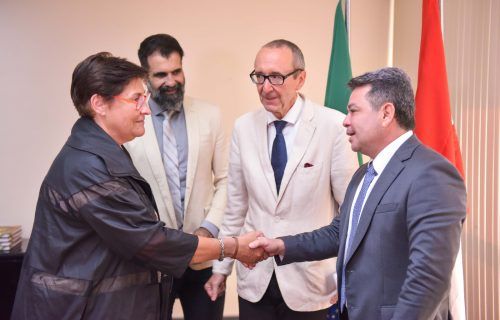 Vice-governador recebe delegação da Áustria