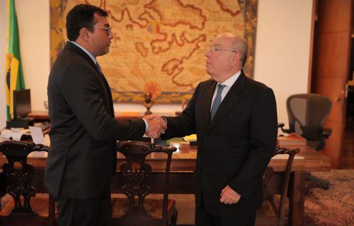 Wilson Lima se reúne com ministro das Relações Exteriores