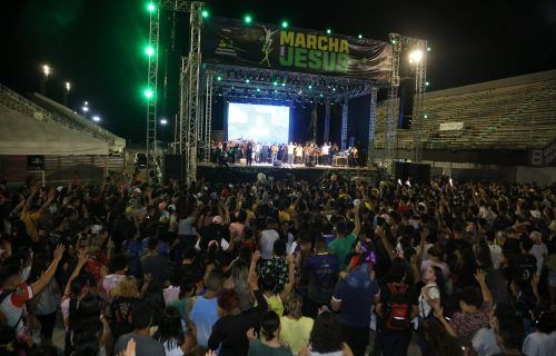 Prefeito participa da 'Marcha para Jesus'