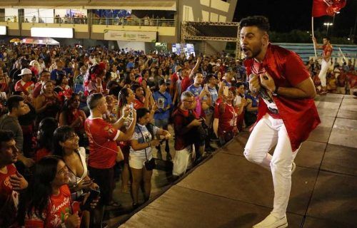Último ensaio da temporada no Sambódromo em Manaus
