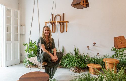 Um espaço que remete à floresta