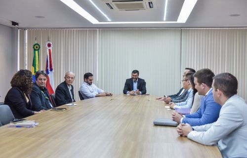 Wilson Lima se reúne com executivos do setor de energia solar