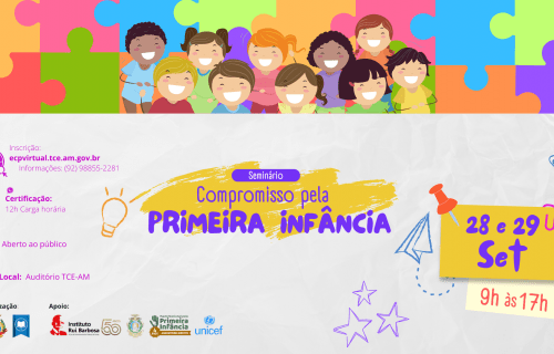 TCE-AM realiza seminário sobre 'Primeira Infância'
