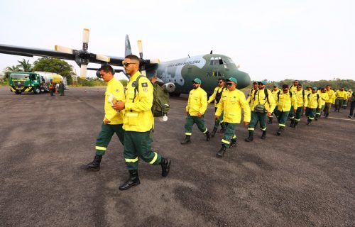 Amazonas recebe 94 brigadistas do Ibama