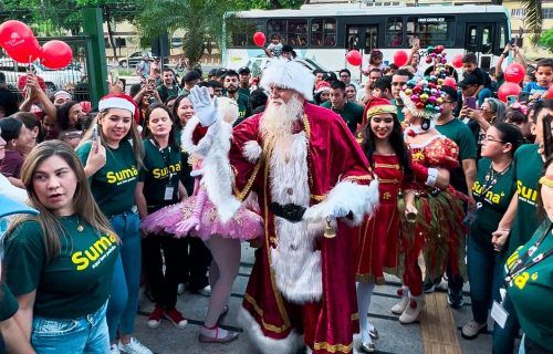 Papai Noel abre a temporada natalina do Sumaúma Park Shopping