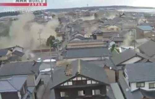 Japão emite alerta de tsunami após terremotos