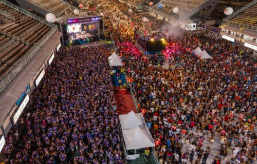 area-vip-galo-de-manaus-foto-arquivo