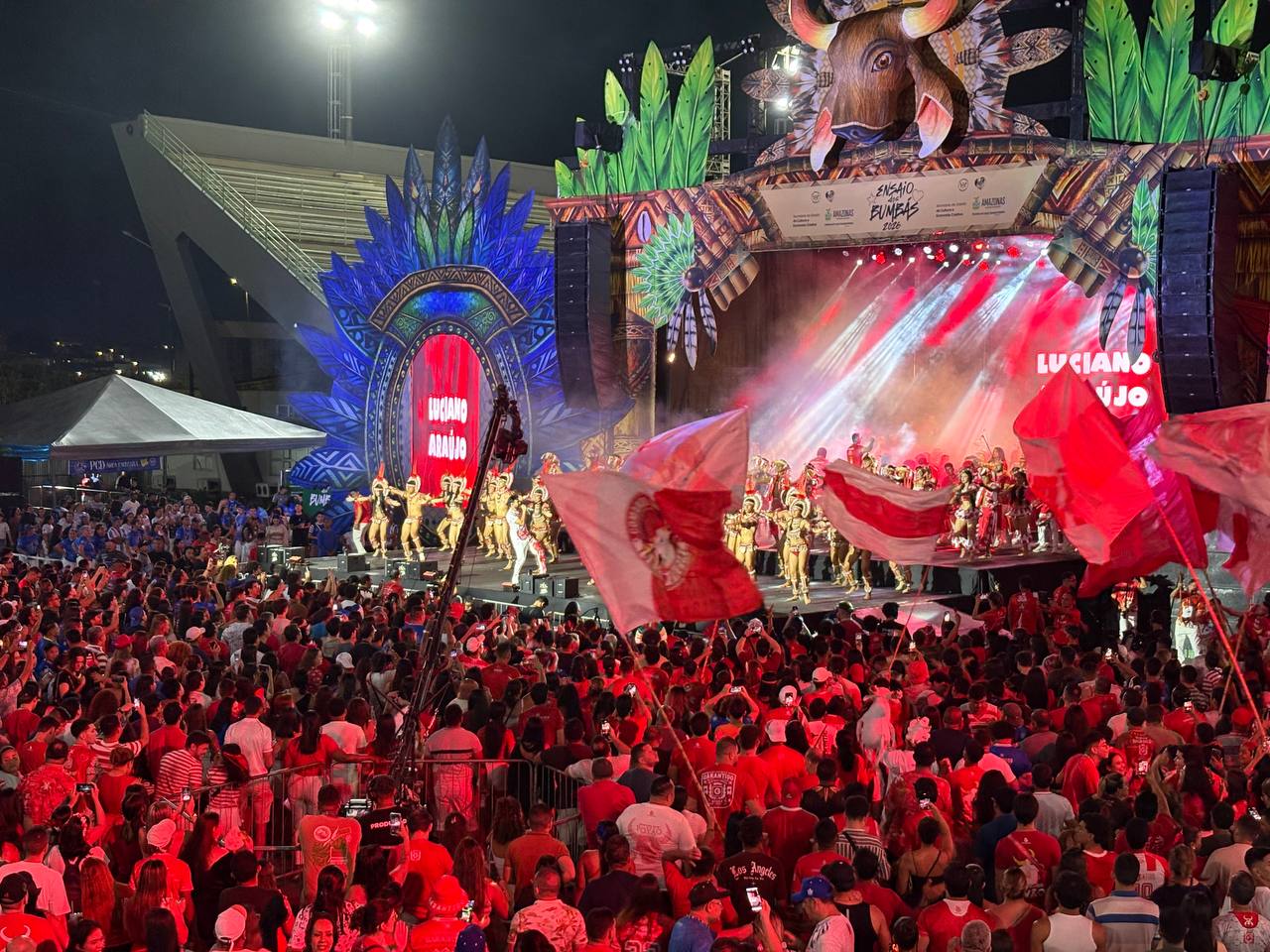 Ensaio dos Bumbás abre temporada 2026 de Caprichoso e Garantido em Manaus