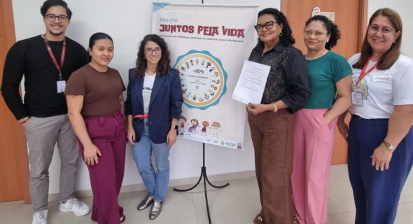Juntos pela Vida do MPAM encerra semana com três escolas acima de 90% de vacinação
