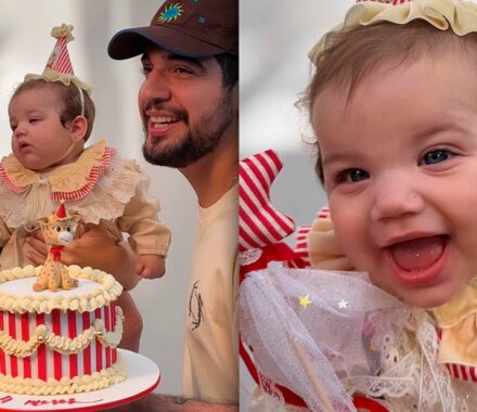 Rafa Kalimann e Nattan comemoram mêsversário de Zuza