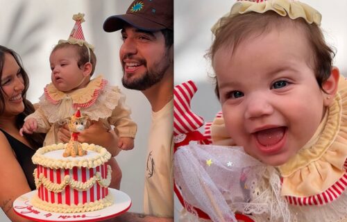 Rafa Kalimann e Nattan comemoram mêsversário de Zuza