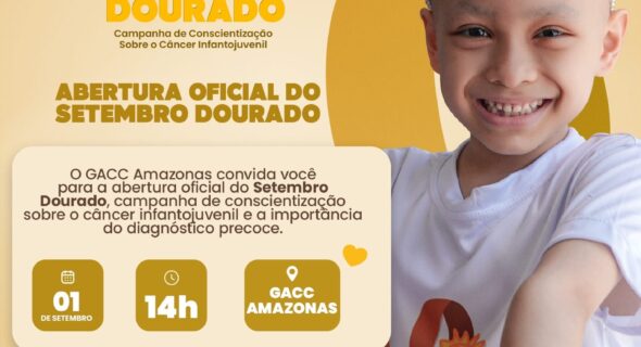 GACC-AM lança nesta terça-feira campanha ‘Setembro Dourado 2026’
