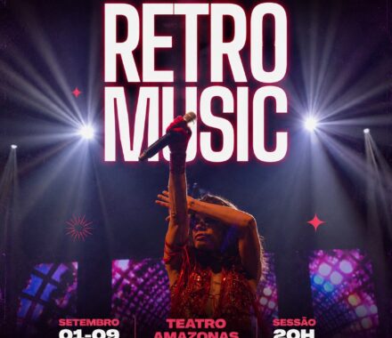 Espetáculo Retro Music leva sucessos dos anos 80 e 90 ao palco do Teatro Amazonas