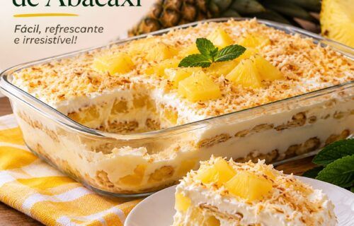 TORTA GELADA DE ABACAXI