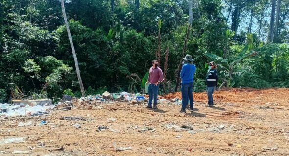 MPAM constata irregularidades durante inspeção no Lixão Municipal de Amaturá