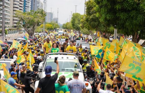 Candidatos da direita mostram força na ‘Motocarreata da Independência’