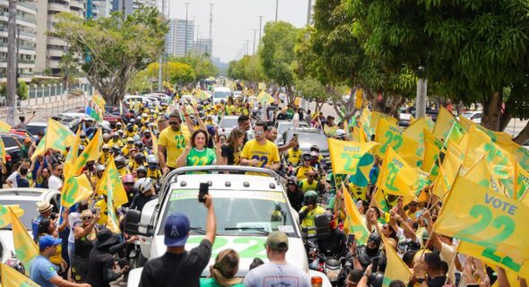Candidatos da direita mostram força na ‘Motocarreata da Independência’