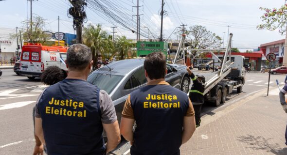 Fiscalização preventiva: TRE-AM identifica propaganda irregular em Manaus
