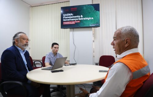 MPAM e Defesa Civil discutem cooperação na área ambiental em reunião