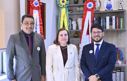 Presidente do TCE-AM recebe novo secretário de Meio Ambiente do Amazonas