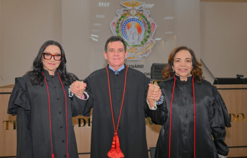 Desembargadores Airton Gentil, Onilza Gerth e Vânia Marinho são escolhidos para dirigir o TJAM no biênio 2027/2028