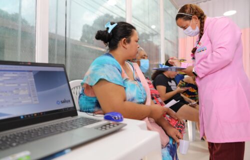 Unidades Móveis de Saúde da Mulher ofertam atendimentos shopping Phelippe Daou